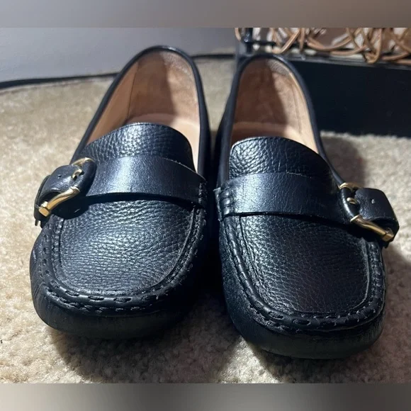 Michael Kors | Shoes | Michael Kors Black Leather Loafers  display picture 1